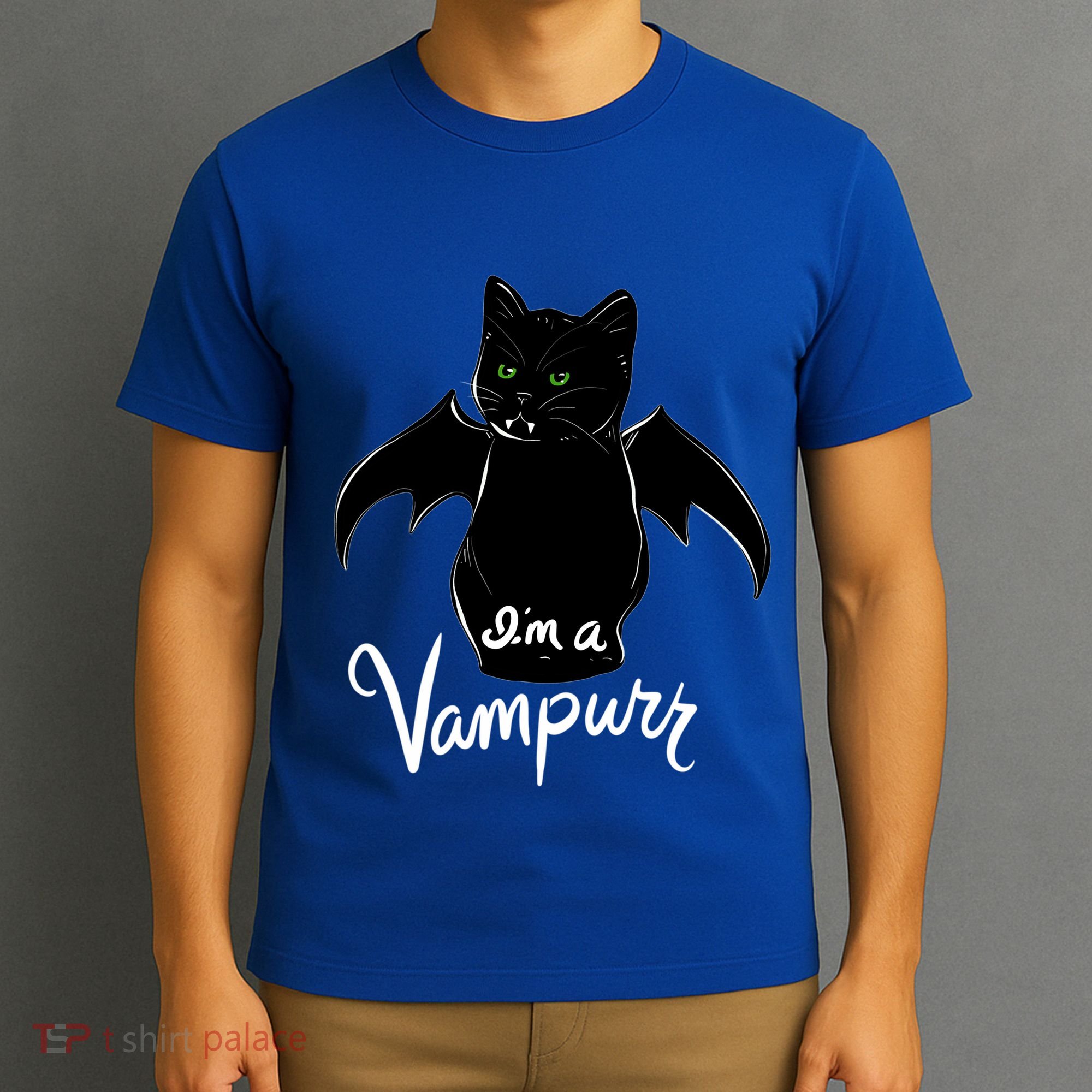 Im A Vampurr Stay Spooky Cute Cat Funny Gift T-Shirt