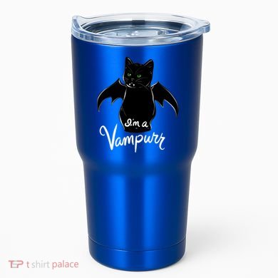 Im A Vampurr Stay Spooky Cute Cat Funny Gift Tumbler