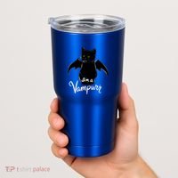 Im A Vampurr Stay Spooky Cute Cat Funny Gift Tumbler thumb 2