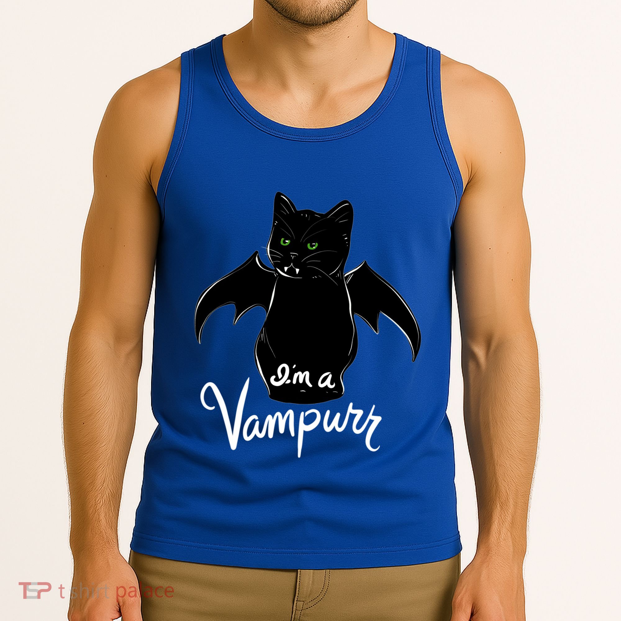 Im A Vampurr Stay Spooky Cute Cat Funny Gift Tank Top