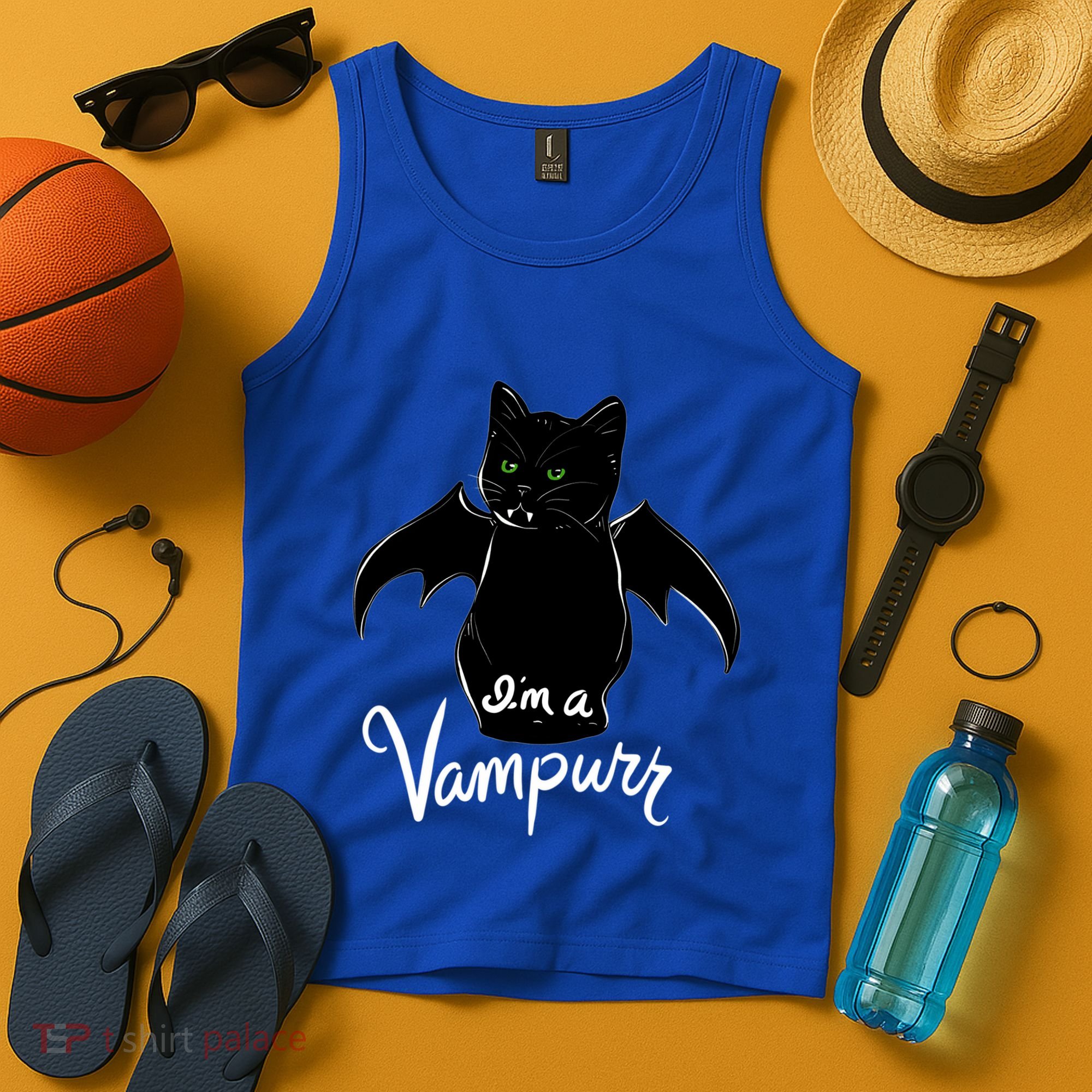 Im A Vampurr Stay Spooky Cute Cat Funny Gift Tank Top