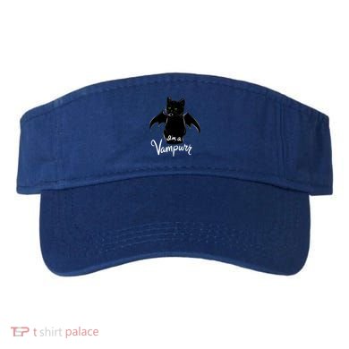Im A Vampurr Stay Spooky Cute Cat Funny Gift Visor
