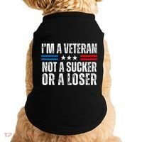 IM A Veteran Not A Sucker Or A Loser Doggie Tank thumb 0