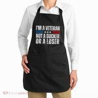IM A Veteran Not A Sucker Or A Loser Apron thumb 2