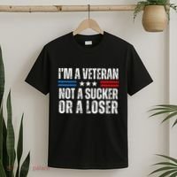 IM A Veteran Not A Sucker Or A Loser T-Shirt thumb 2