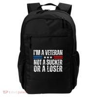 IM A Veteran Not A Sucker Or A Loser Backpack thumb 0