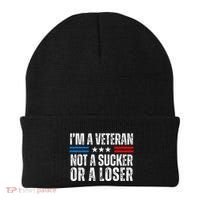 IM A Veteran Not A Sucker Or A Loser Beanie thumb 0