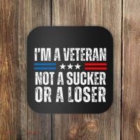 IM A Veteran Not A Sucker Or A Loser Coaster thumb 0