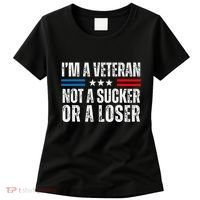 IM A Veteran Not A Sucker Or A Loser Women's T-Shirt thumb 0
