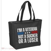 IM A Veteran Not A Sucker Or A Loser Tote Bag thumb 2