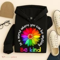 In A World Where You Can Be Anything Be Kind Kindness Gift Hoodie thumb 4