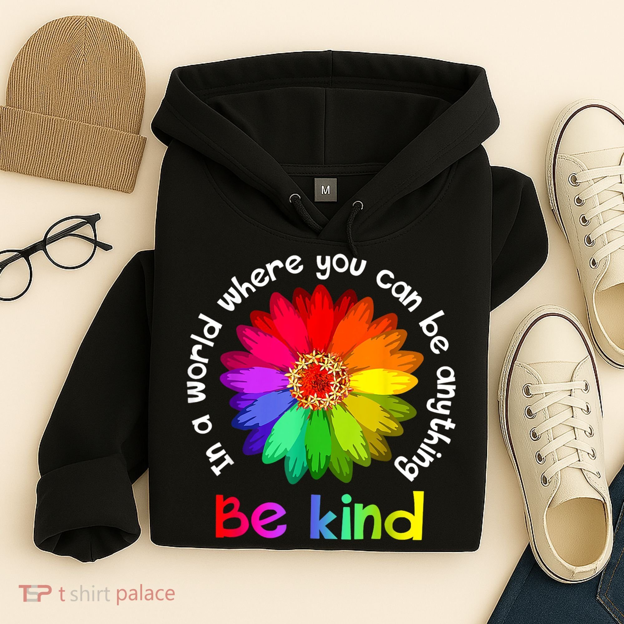 In A World Where You Can Be Anything Be Kind Kindness Gift Hoodie