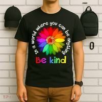 In A World Where You Can Be Anything Be Kind Kindness Gift T-Shirt thumb 6