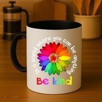 In A World Where You Can Be Anything Be Kind Kindness Gift Coffee Mug thumb 4