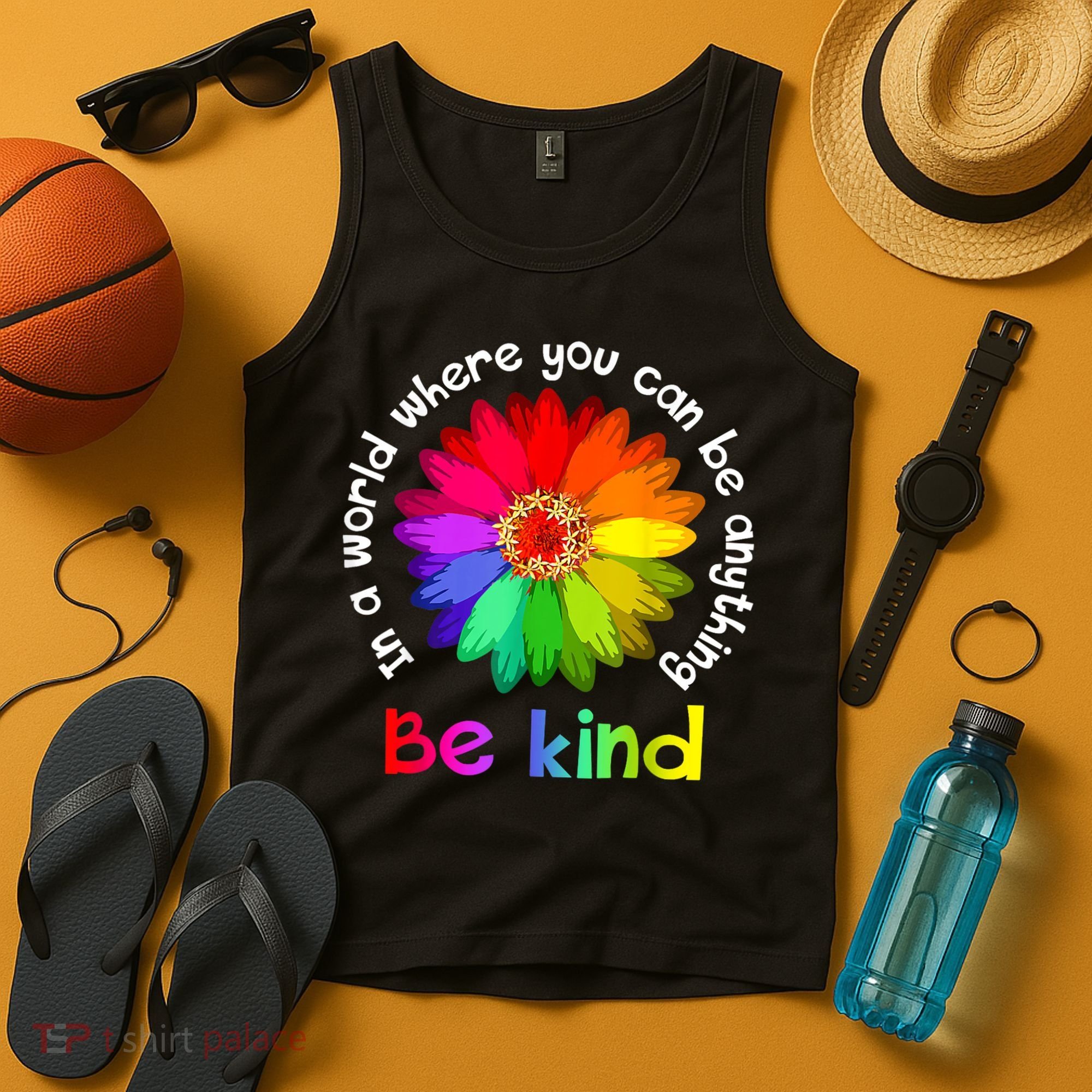 In A World Where You Can Be Anything Be Kind Kindness Gift Tank Top
