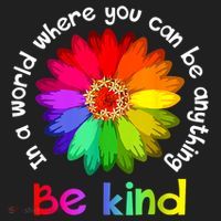 In A World Where You Can Be Anything Be Kind Kindness Gift Golf Towel thumb 3