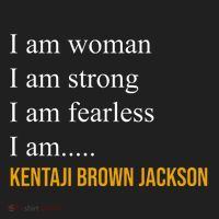 I Am Woman Ketanji Brown Jackson Quote Beanie thumb 2