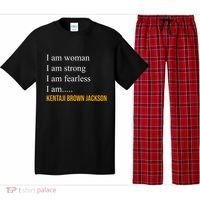 I Am Woman Ketanji Brown Jackson Quote Pajama Set thumb 0