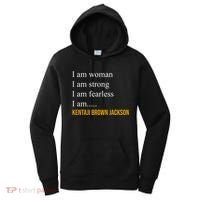 I Am Woman Ketanji Brown Jackson Quote Women's Hoodie thumb 0