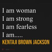 I Am Woman Ketanji Brown Jackson Quote Women's Hoodie thumb 2