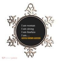 I Am Woman Ketanji Brown Jackson Quote Ornament thumb 0