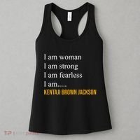 I Am Woman Ketanji Brown Jackson Quote Women's Tank Top thumb 3
