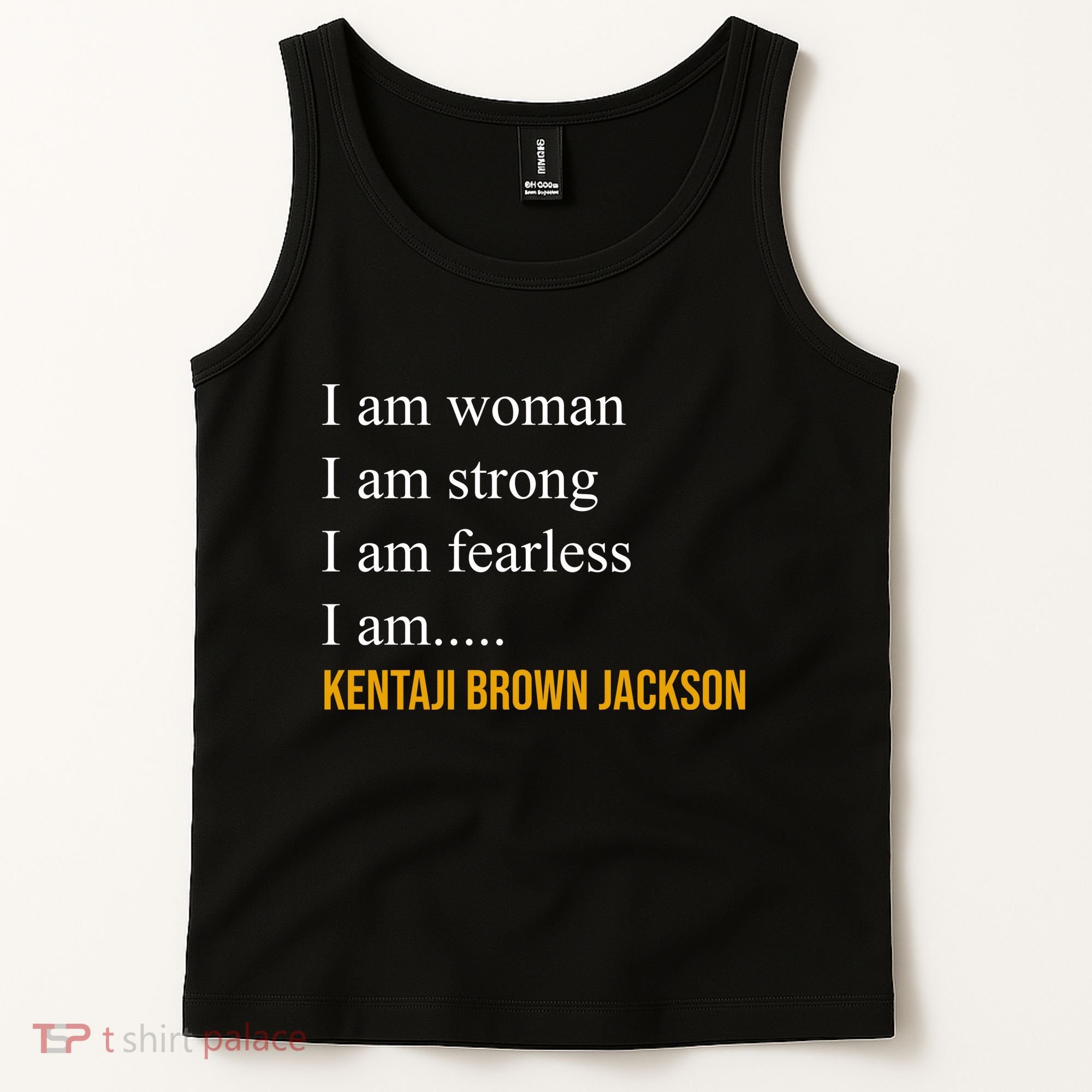 I Am Woman Ketanji Brown Jackson Quote Tank Top