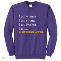 I Am Woman Ketanji Brown Jackson Quote Sweatshirt thumb 0