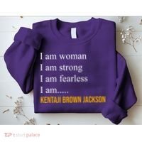 I Am Woman Ketanji Brown Jackson Quote Sweatshirt thumb 2