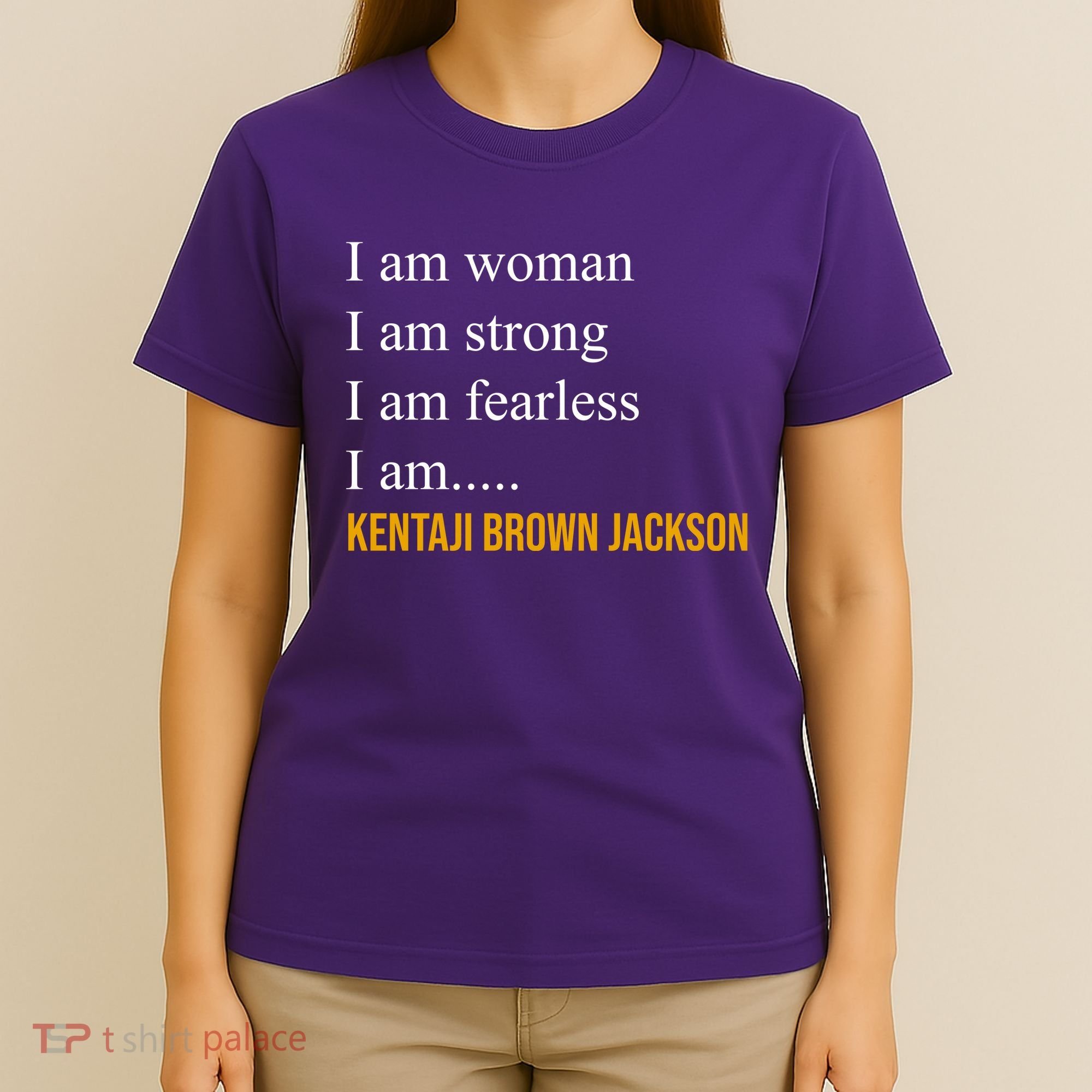 I Am Woman Ketanji Brown Jackson Quote T-Shirt