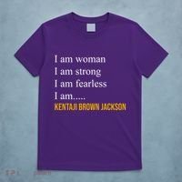 I Am Woman Ketanji Brown Jackson Quote T-Shirt thumb 5