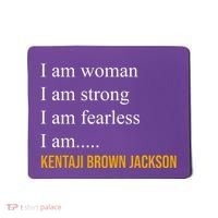 I Am Woman Ketanji Brown Jackson Quote Mousepad thumb 0