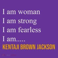 I Am Woman Ketanji Brown Jackson Quote Women's Long Sleeve Shirt thumb 2