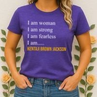 I Am Woman Ketanji Brown Jackson Quote Women's T-Shirt thumb 2