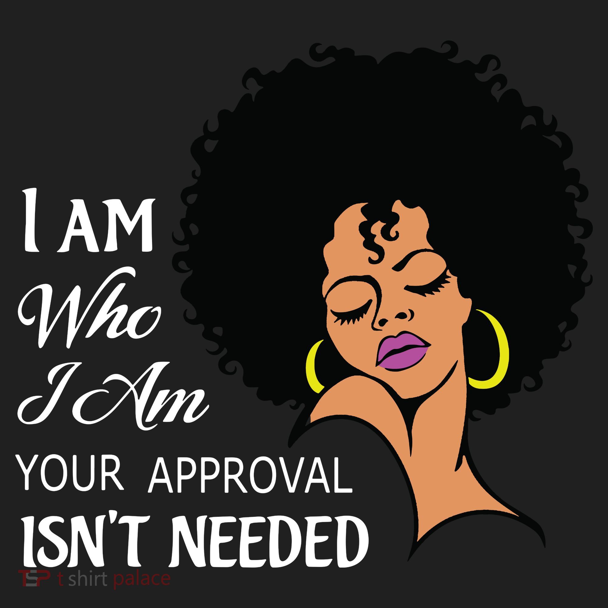 I Am Who I Am Black Queen Afro African American Beanie