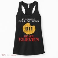 In A World Full Of Tens Be An Eleven 011 Waffle Women's Tank Top thumb 0