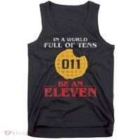 In A World Full Of Tens Be An Eleven 011 Waffle Tank Top thumb 0