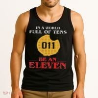 In A World Full Of Tens Be An Eleven 011 Waffle Tank Top thumb 3