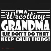 IM A Wrestling Grandma We DonT Do That Keep Calm Thing Gift Bucket Hat thumb 4