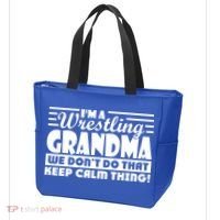 IM A Wrestling Grandma We DonT Do That Keep Calm Thing Gift Tote Bag thumb 3
