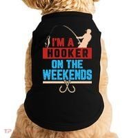 Im A Weekend Hooker Dirty Fishing Humor Doggie Tank thumb 0