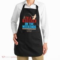 Im A Weekend Hooker Dirty Fishing Humor Apron thumb 2