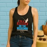 Im A Weekend Hooker Dirty Fishing Humor Women's Tank Top thumb 2