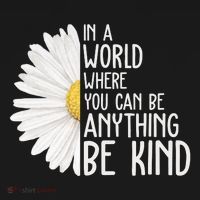 In A World Where You Can Be Anything Be Kind Sunflower Anti Bullying Women's Hoodie thumb 2