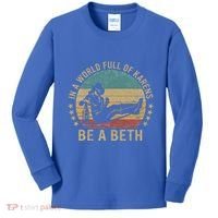 In A World Full Of Karens Be A Beth Kids Long Sleeve Shirt thumb 0