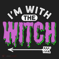 I Am With The Witch Halloween Witch Im With The Witch Funny Gift Hat thumb 2