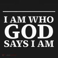 I AM WHO GOD SAYS I AM  V-Neck T-Shirt thumb 3