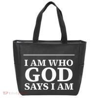 I AM WHO GOD SAYS I AM  Tote Bag thumb 0
