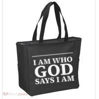 I AM WHO GOD SAYS I AM  Tote Bag thumb 2