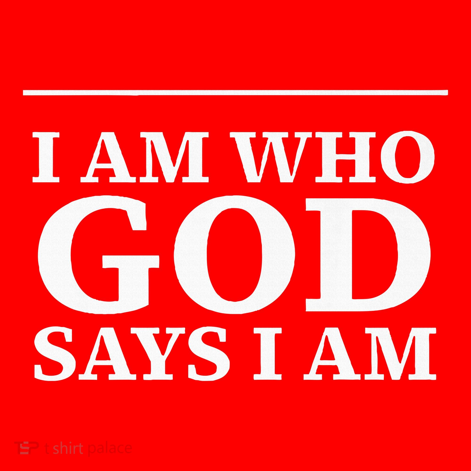I AM WHO GOD SAYS I AM  Santa Hat